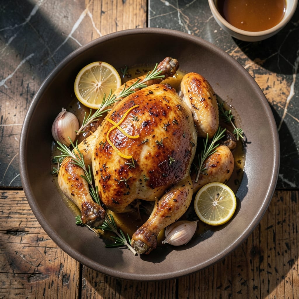 English Chicken Recipe: Herb-Roasted British Classic English Chicken Recipe: Herb-Roasted British Classic