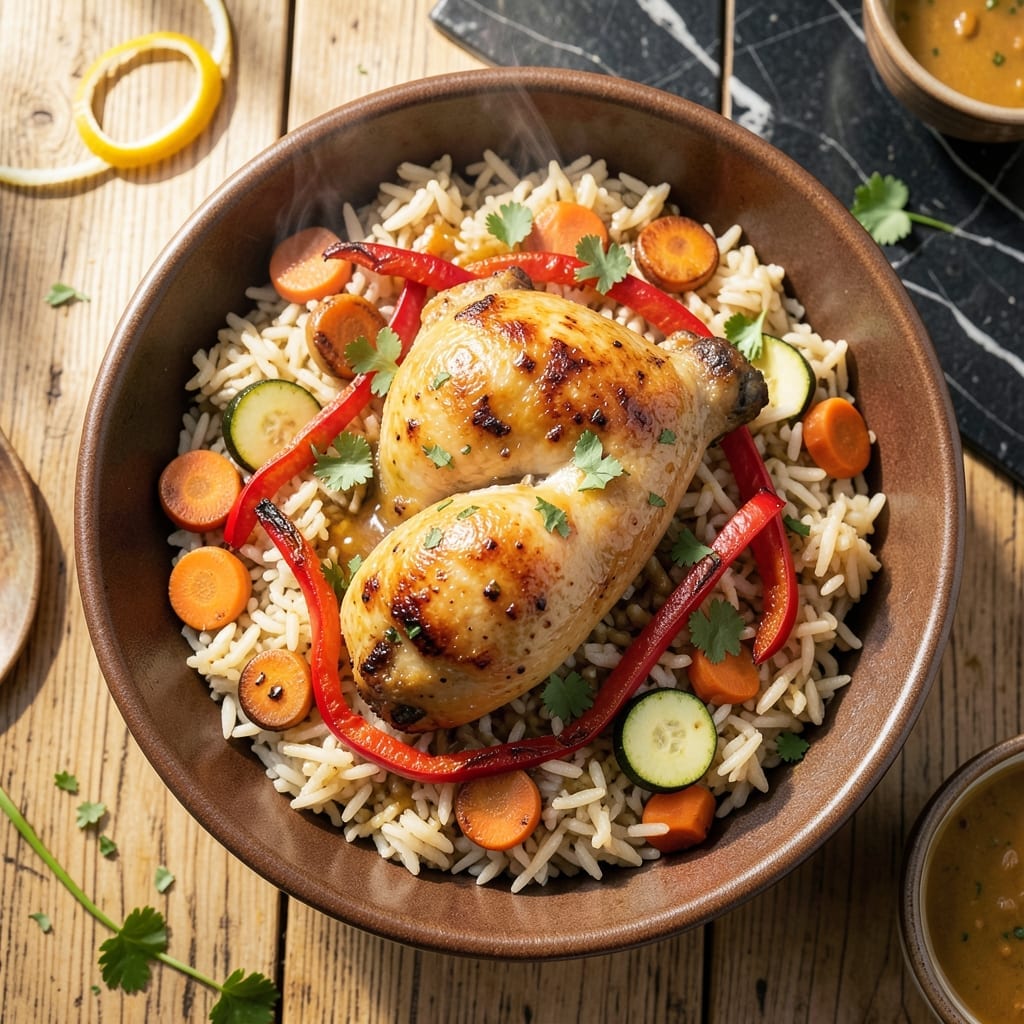 Grandma's Chicken and Vegetable Rice Bake Recipe: Homestyle Love in One Pan Grandma's Chicken and Vegetable Rice Bake Recipe: Homestyle Love in One Pan