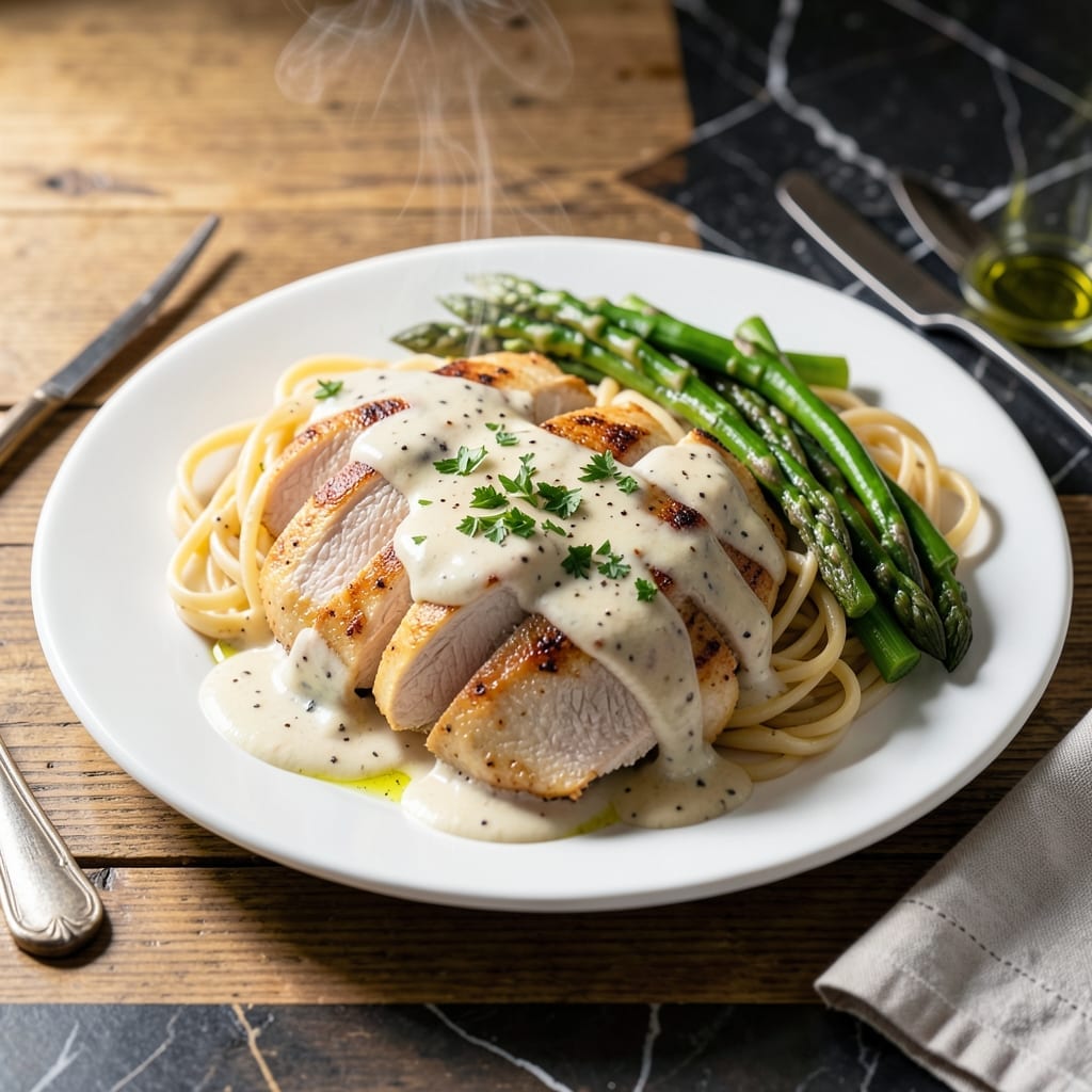 Chicken in White Sauce Recipe: Velvety Creaminess With Tender Chicken