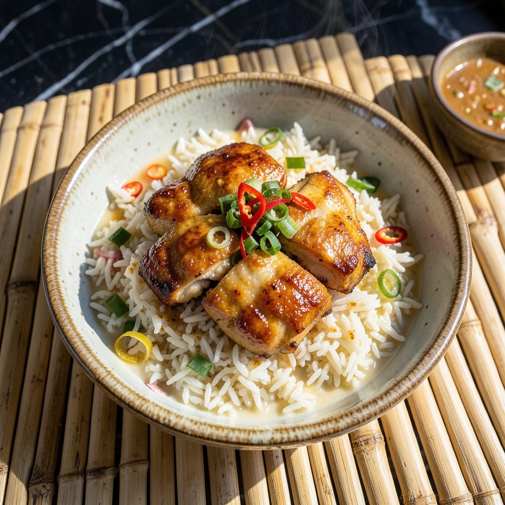 Coconut Rice Recipe With Chicken: Tropical Aroma and Tender Bites