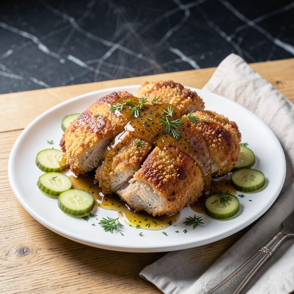 Pickle Chicken Recipe: Brined Juiciness with Tangy Crunch