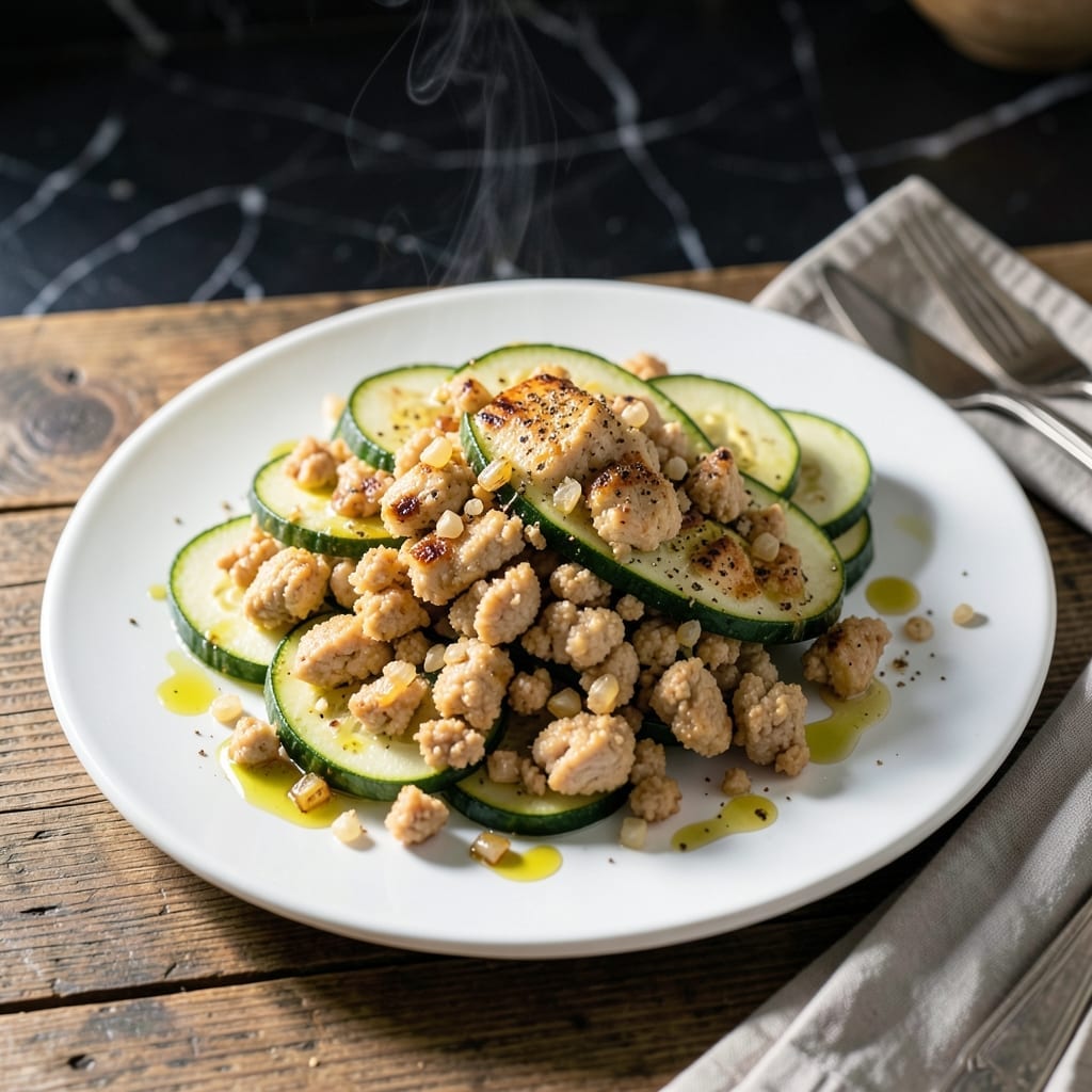 Ground Chicken Zucchini Recipe: One-Pan Low-Carb Dinner
