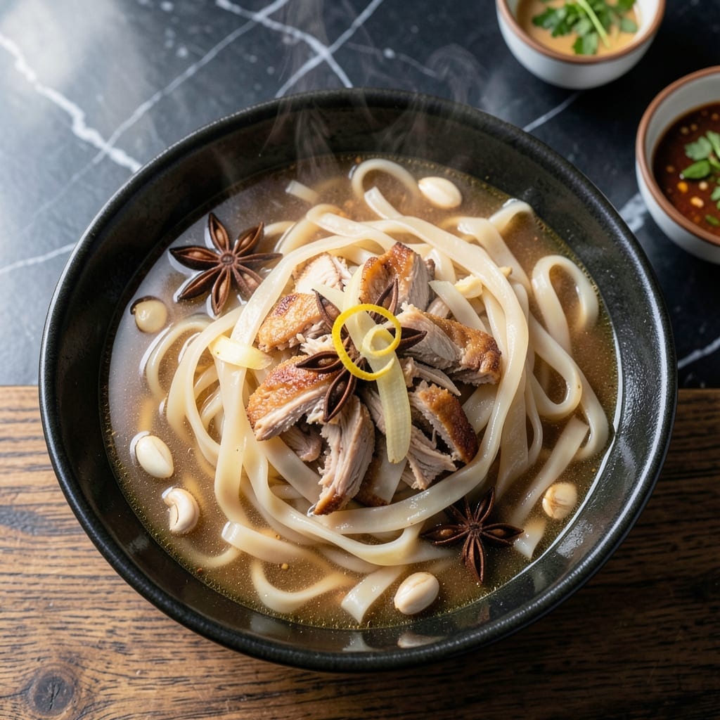 Chinese Rice Noodle Soup Recipe: Aromatic Broth with Silky Noodles Chinese Rice Noodle Soup Recipe: Aromatic Broth with Silky Noodles