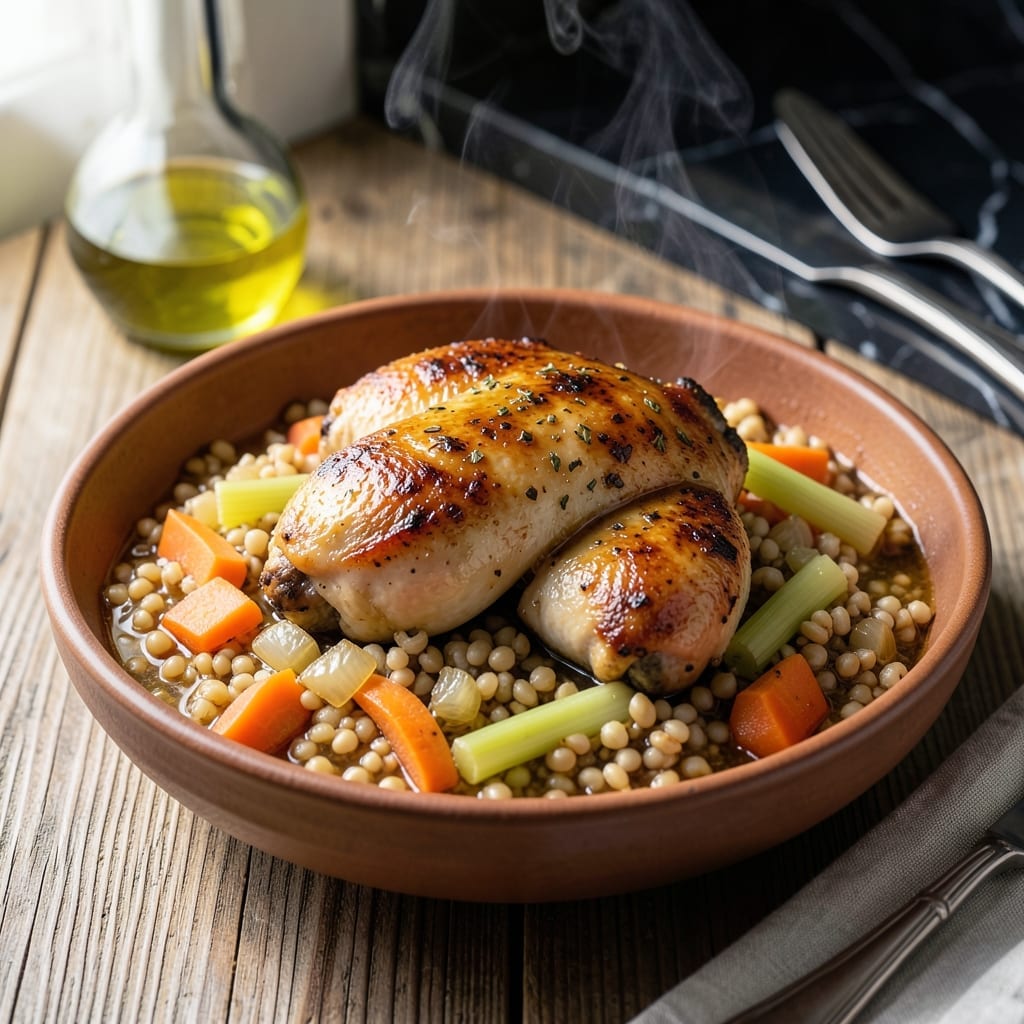 Chicken With Barley Recipe: Hearty One-Pot Comfort Chicken With Barley Recipe: Hearty One-Pot Comfort