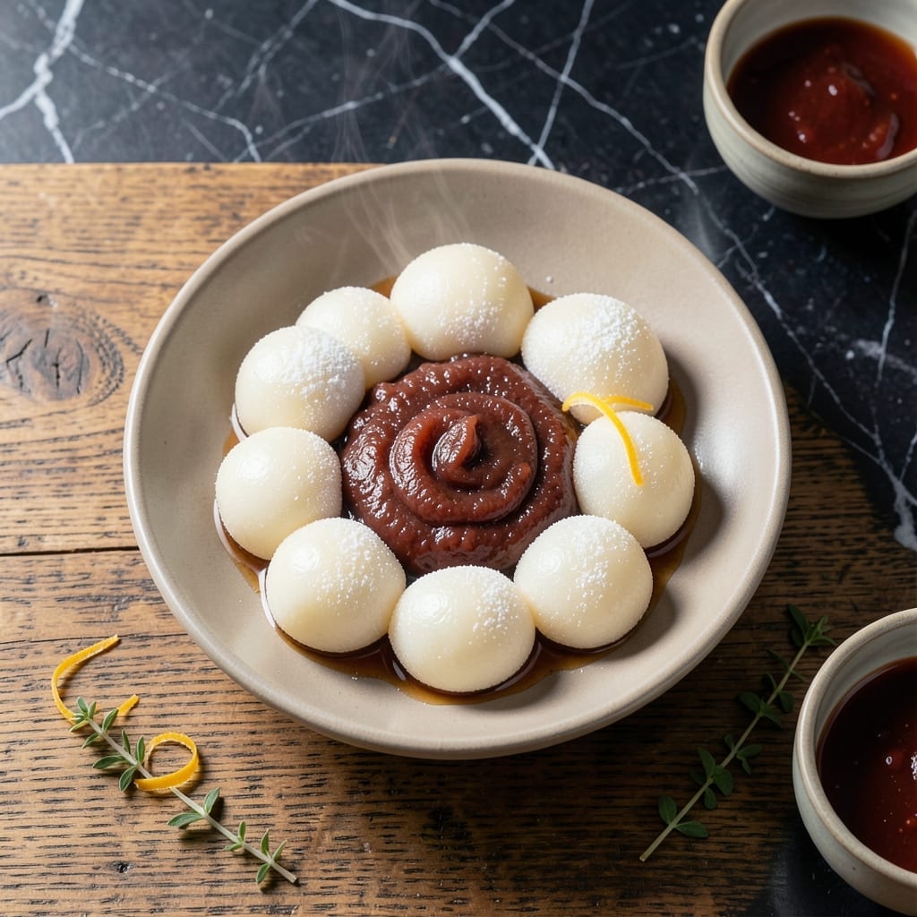 Japanese Sweet Rice Balls Recipe: Mochi Softness With Red Bean Sweetness