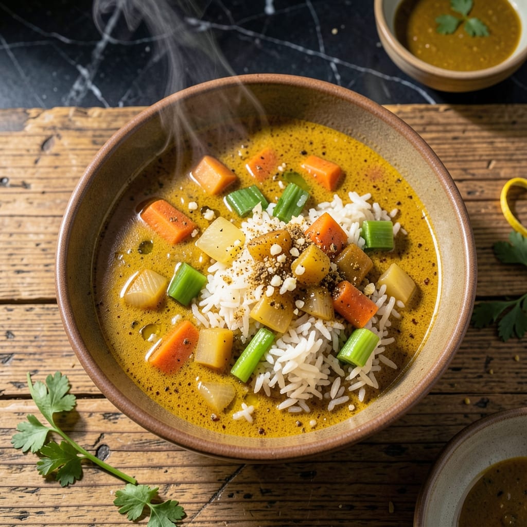 Curry Rice Soup Recipe: Aromatic Broth With Tender Grains