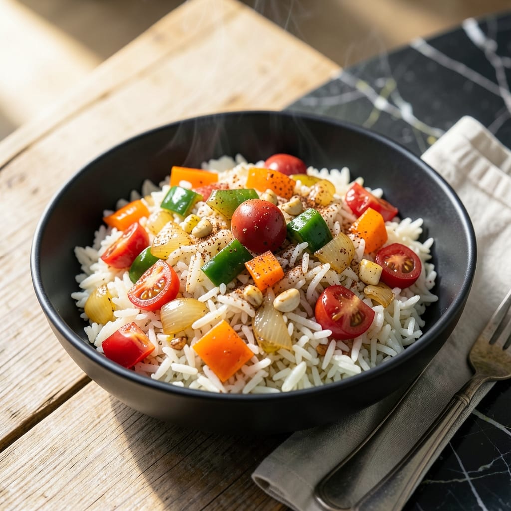 Fiesta Rice Recipe: Vibrant Peppers and Tomatoes in Every Bite Fiesta Rice Recipe: Vibrant Peppers and Tomatoes in Every Bite