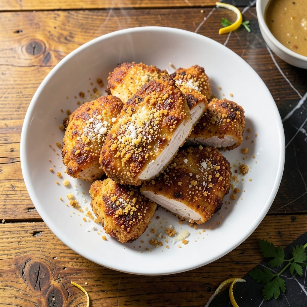 Tik Tok Chicken Breast Recipe: Viral Crispy Parmesan Crust