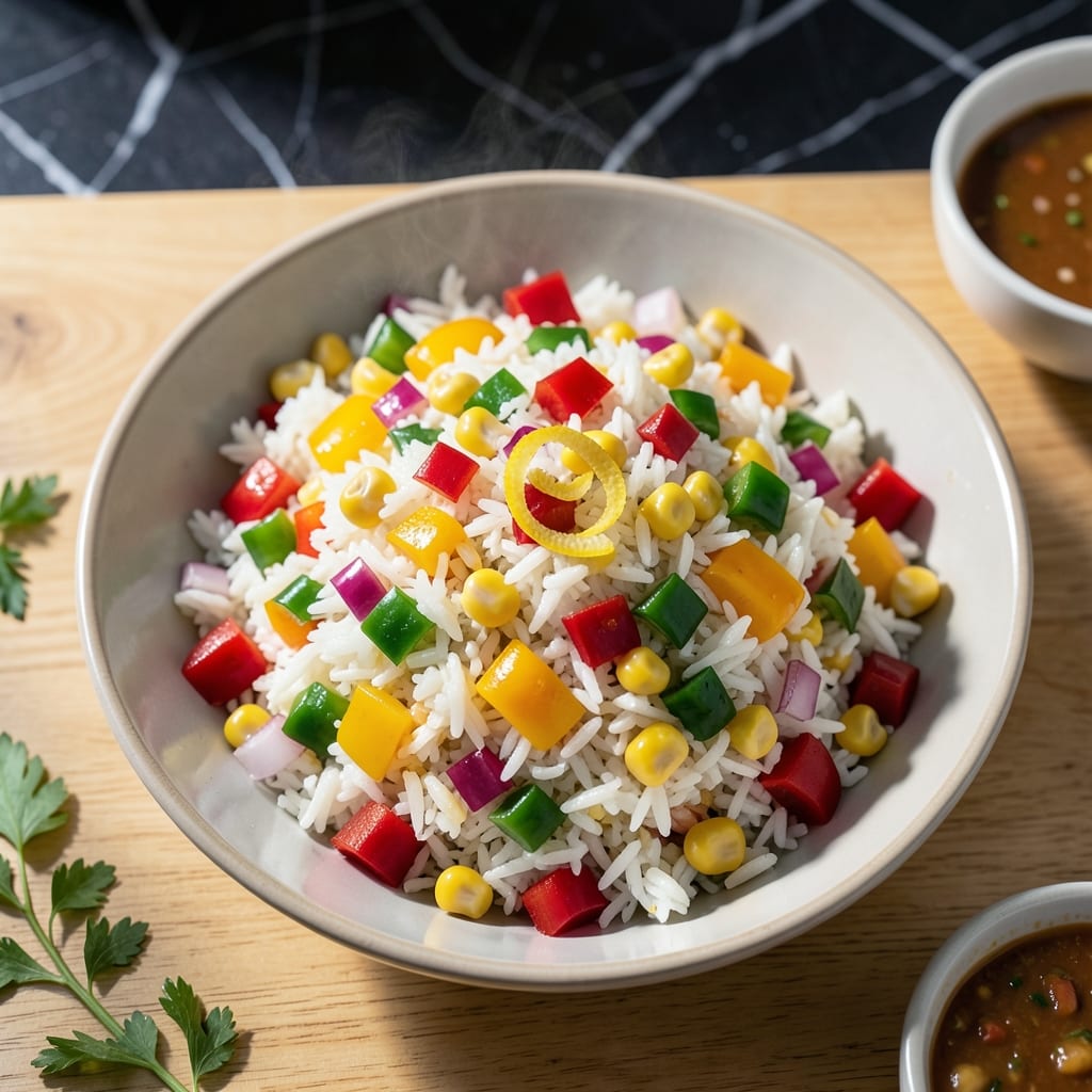 Confetti Rice Salad Recipe: Colorful Party in Every Bite Confetti Rice Salad Recipe: Colorful Party in Every Bite