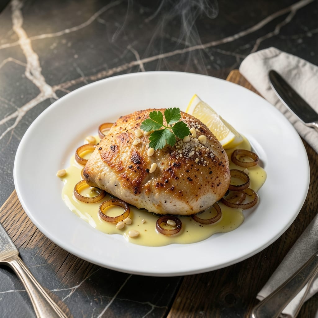 Chicken Franchase Recipe: Garlicky White Wine Mushroom Delight Chicken Franchase Recipe: Garlicky White Wine Mushroom Delight