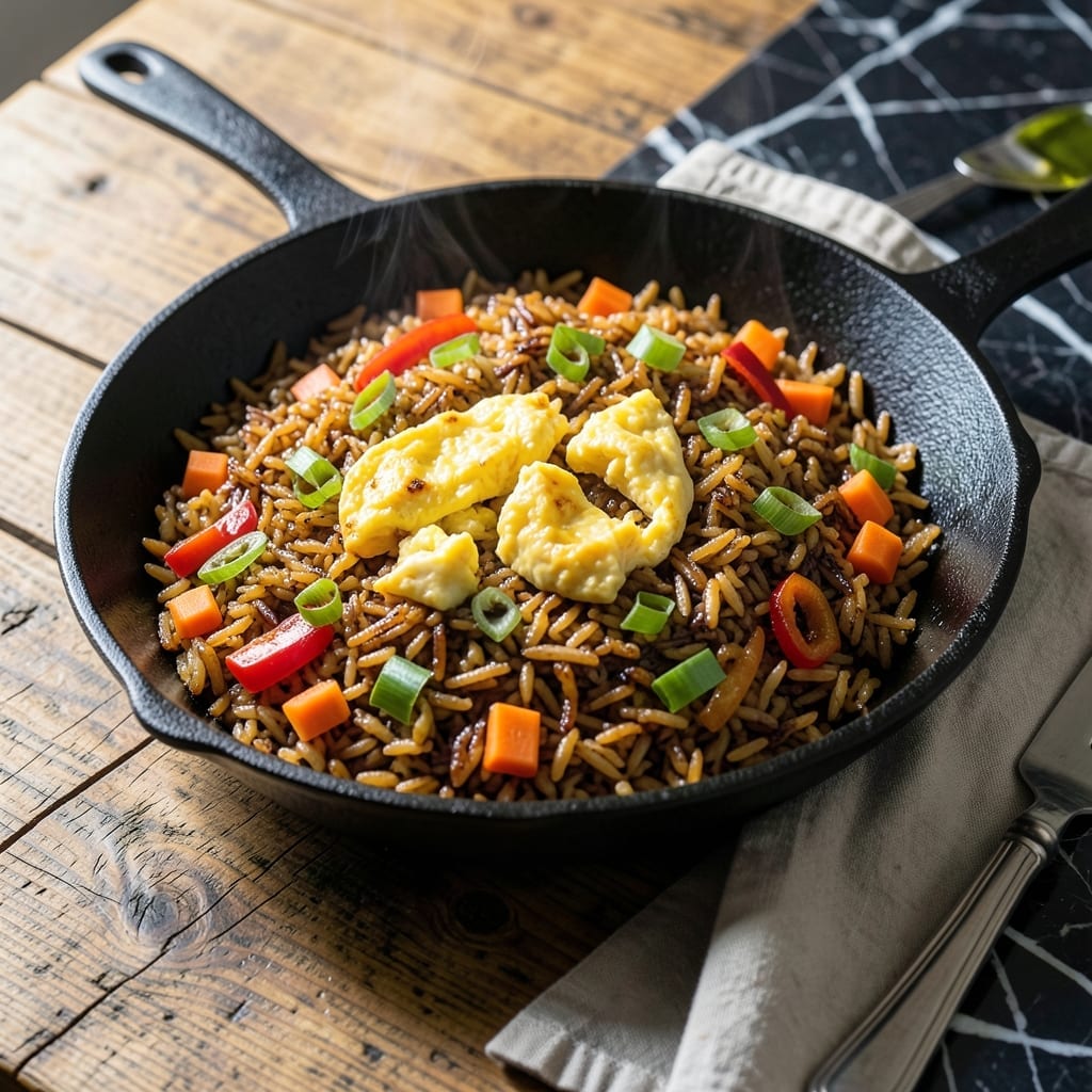 Dinosaur BBQ Fried Rice Recipe: Smoky Sweet Heat With Wok-Charred Veggies