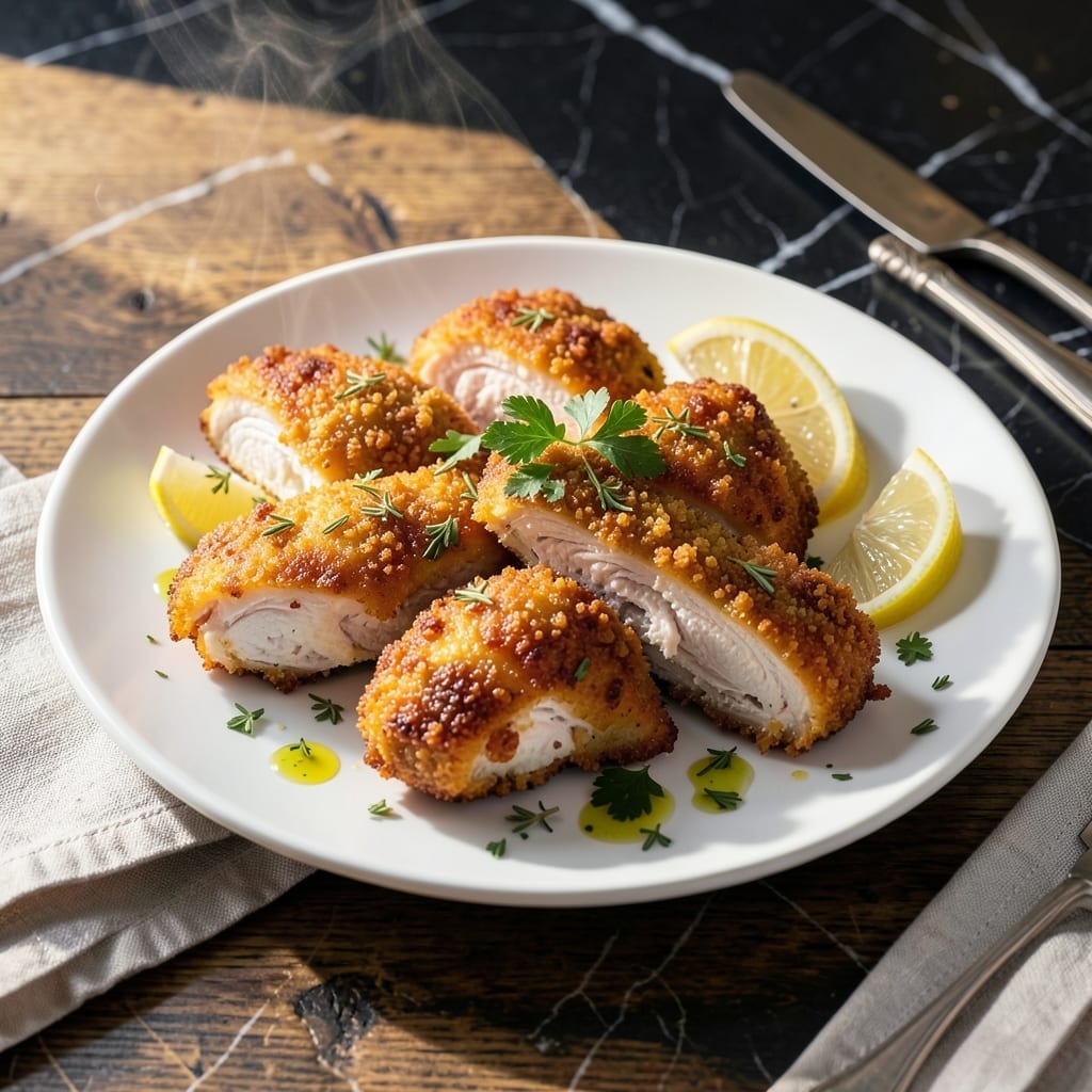 Butterfly Chicken Recipe: Crispy Cutlets With Herb-Infused Crust Butterfly Chicken Recipe: Crispy Cutlets With Herb-Infused Crust