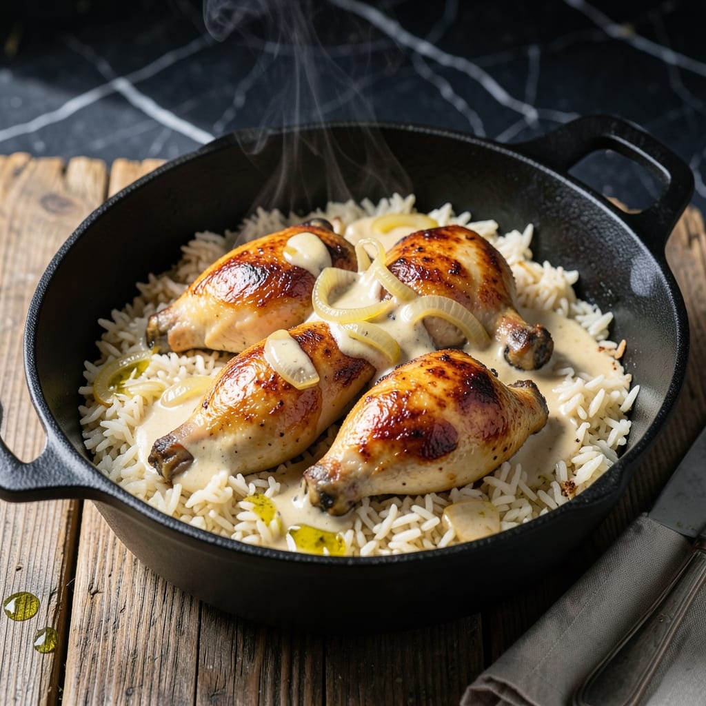 No Peek Chicken and Rice Recipe: Hands-Off One-Pot Magic