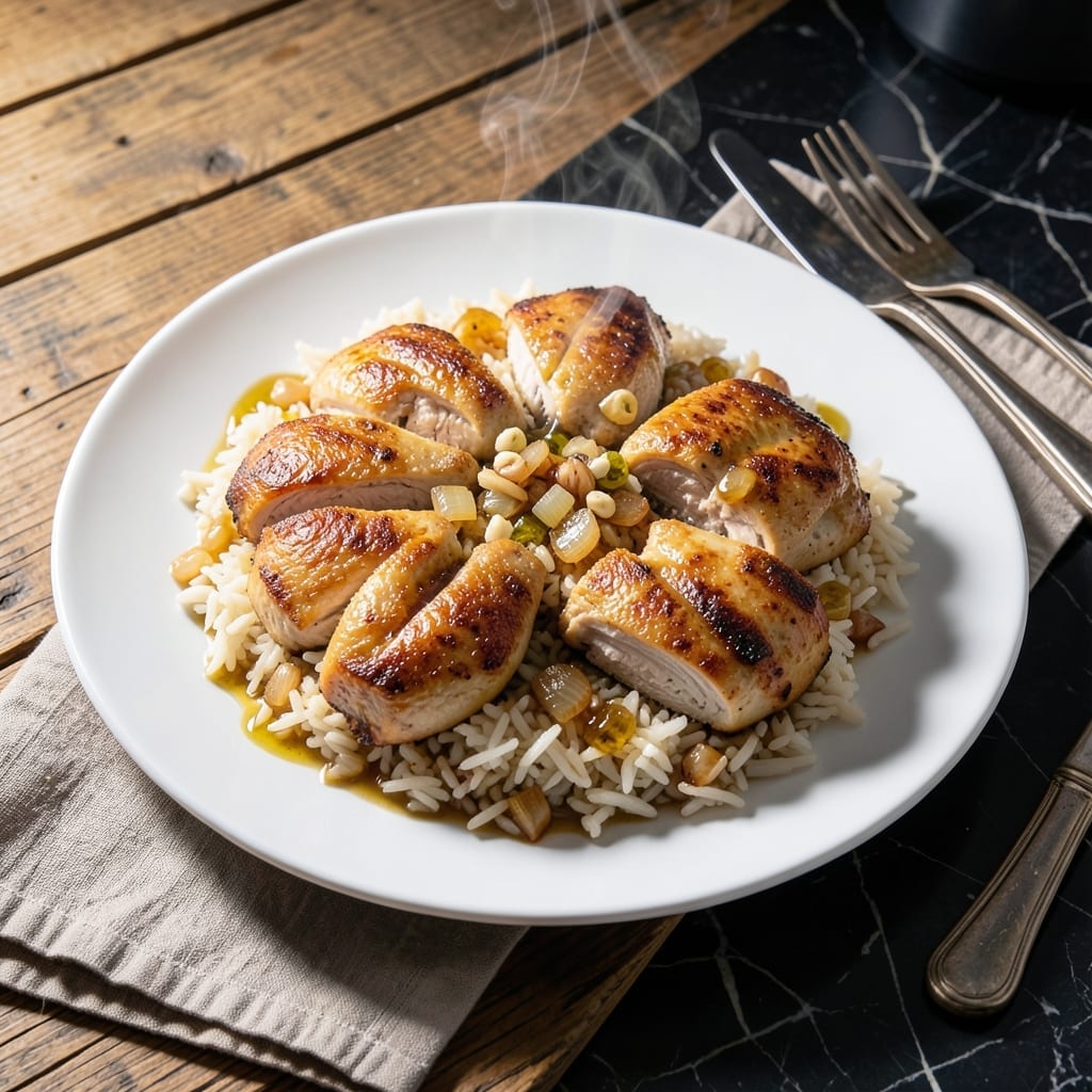 Chicken and Rice Recipe Ninja Foodi: Effortless Pressure Cooked Meal in One Pot
