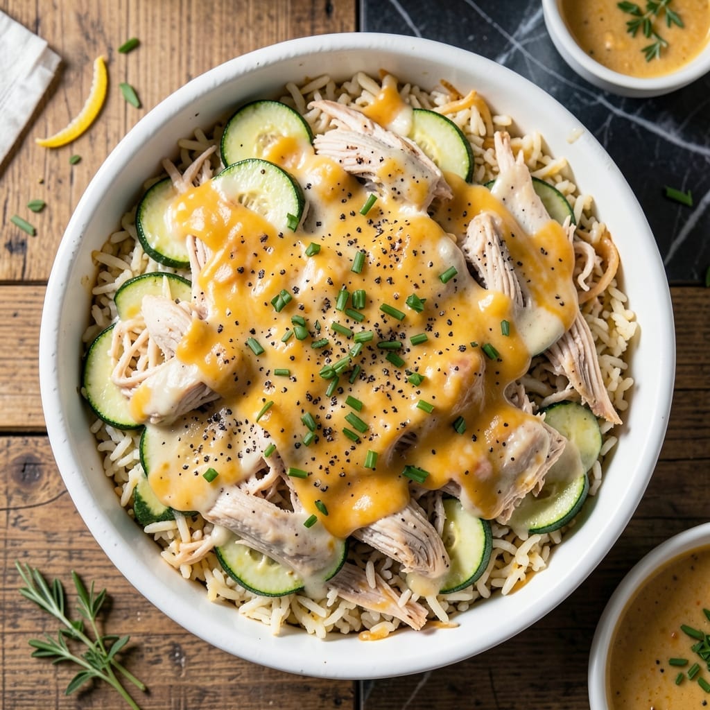 Chicken Zucchini Rice Casserole Recipe: Cheesy Bake with Garden Freshness
