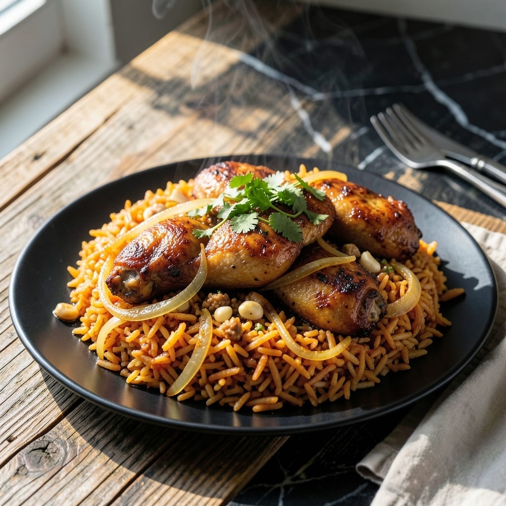 Ghana Jollof Rice Recipe With Chicken: West African One-Pot Flavor