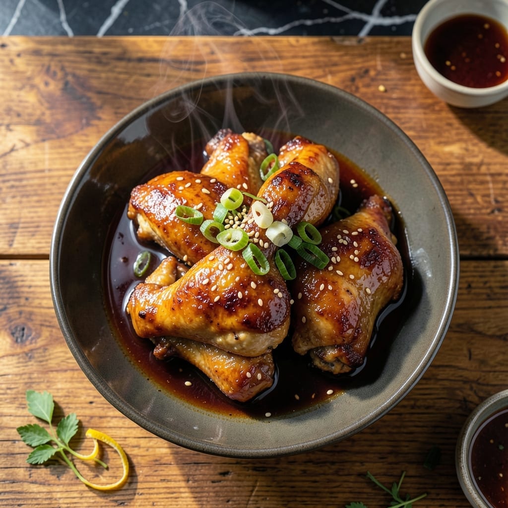 Chinese Barbecue Chicken Recipe: Honey-Soy Glaze With Charred Aroma