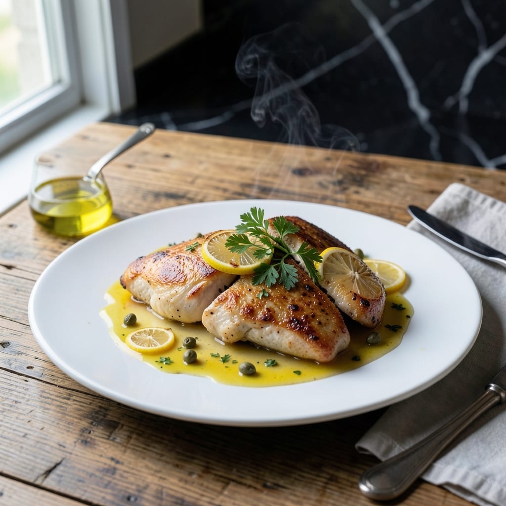 Chicken Piccata Recipe: Lemon-Caper Sauce With Tender Cutlets Chicken Piccata Recipe: Lemon-Caper Sauce With Tender Cutlets