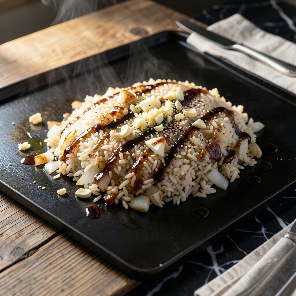 Hibachi Rice Recipe Blackstone: Smoky Teppanyaki-Style Grains With Charred Aromatics Hibachi Rice Recipe Blackstone: Smoky Teppanyaki-Style Grains With Charred Aromatics