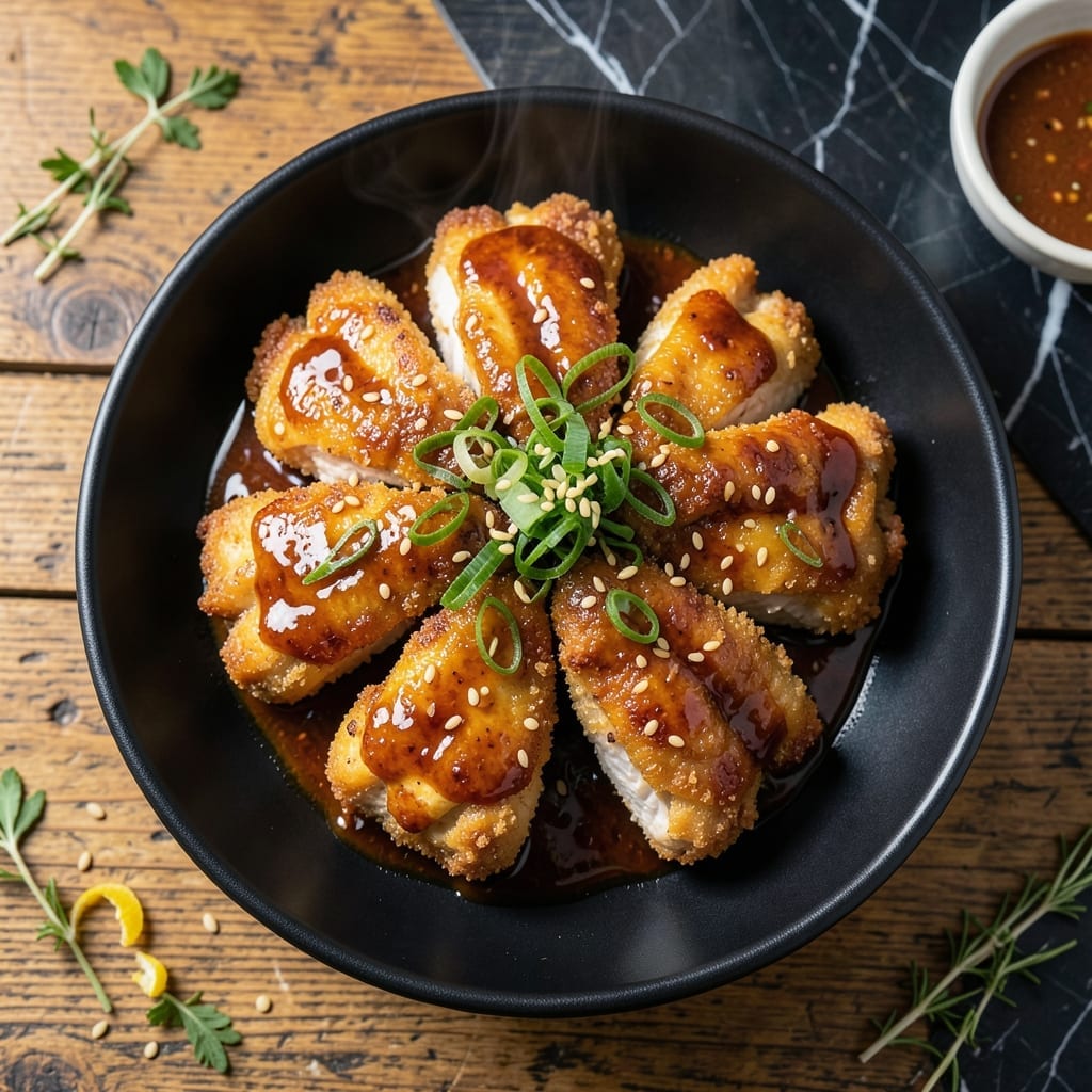 Teriyaki Chicken Tenders Recipe: Glossy Glaze Over Crispy Bites