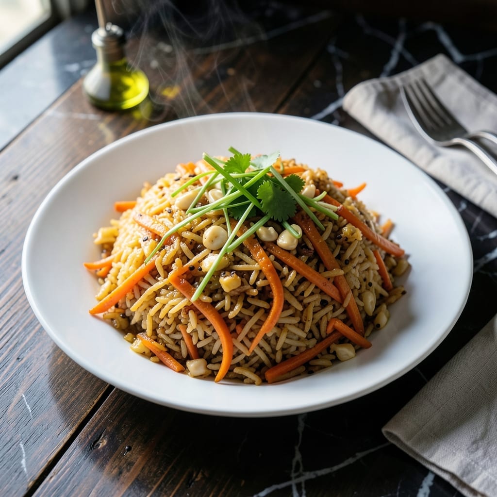 Fried Rice Indian Chinese Recipe: Spiced Wok-Tossed Fusion Delight Fried Rice Indian Chinese Recipe: Spiced Wok-Tossed Fusion Delight
