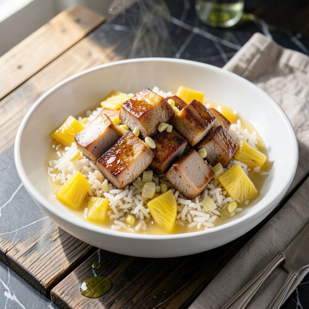 Ham Pineapple and Rice Recipe: Sweet and Savory One-Pot Meal Ham Pineapple and Rice Recipe: Sweet and Savory One-Pot Meal