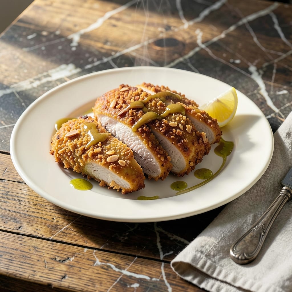 Almond Breaded Chicken Recipe: Crunchy Nut-Coated Cutlets