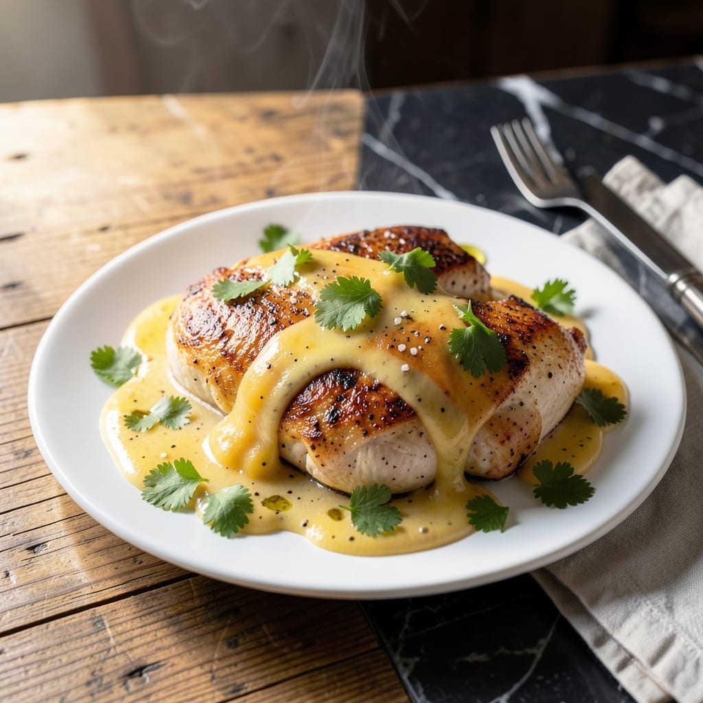 Chicken Con Queso Recipe: Velvety Cheese Sauce Over Tender Chicken Chicken Con Queso Recipe: Velvety Cheese Sauce Over Tender Chicken