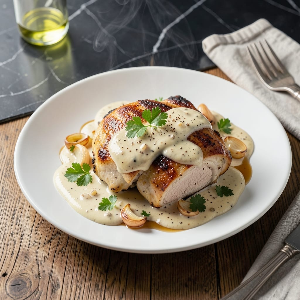 Creamy Baked Chicken Recipe: Velvety Sauce with Golden Topping