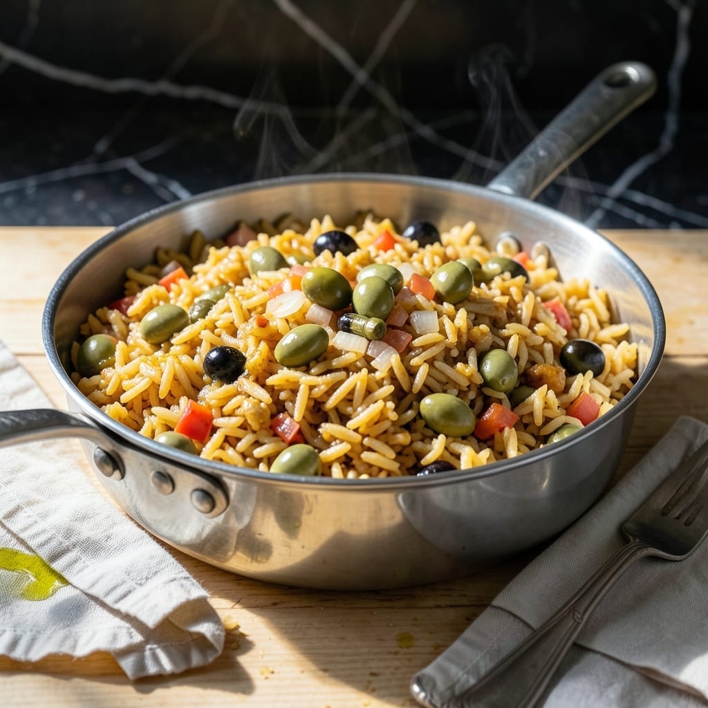 Goya Rice and Gandules Recipe: Puerto Rican Sofrito-Infused Tradition