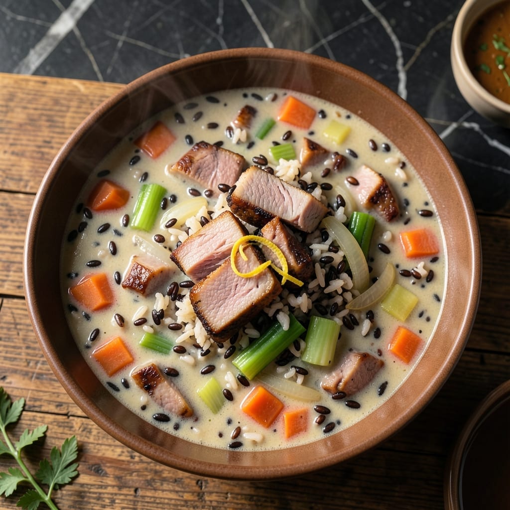 Ham and Wild Rice Soup Recipe: Rustic Creaminess With Nutty Grains Ham and Wild Rice Soup Recipe: Rustic Creaminess With Nutty Grains