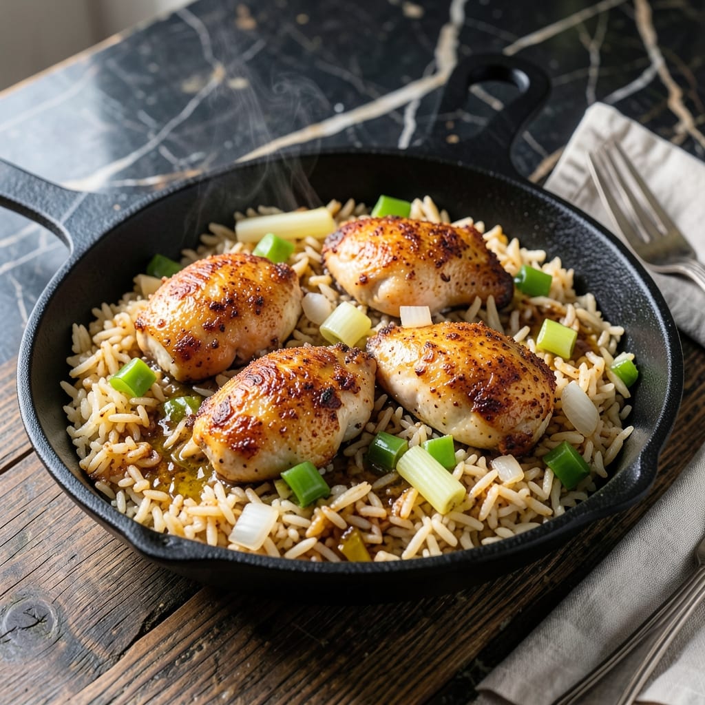 Cajun Chicken and Rice Recipe: Spicy One-Pot Creole Feast