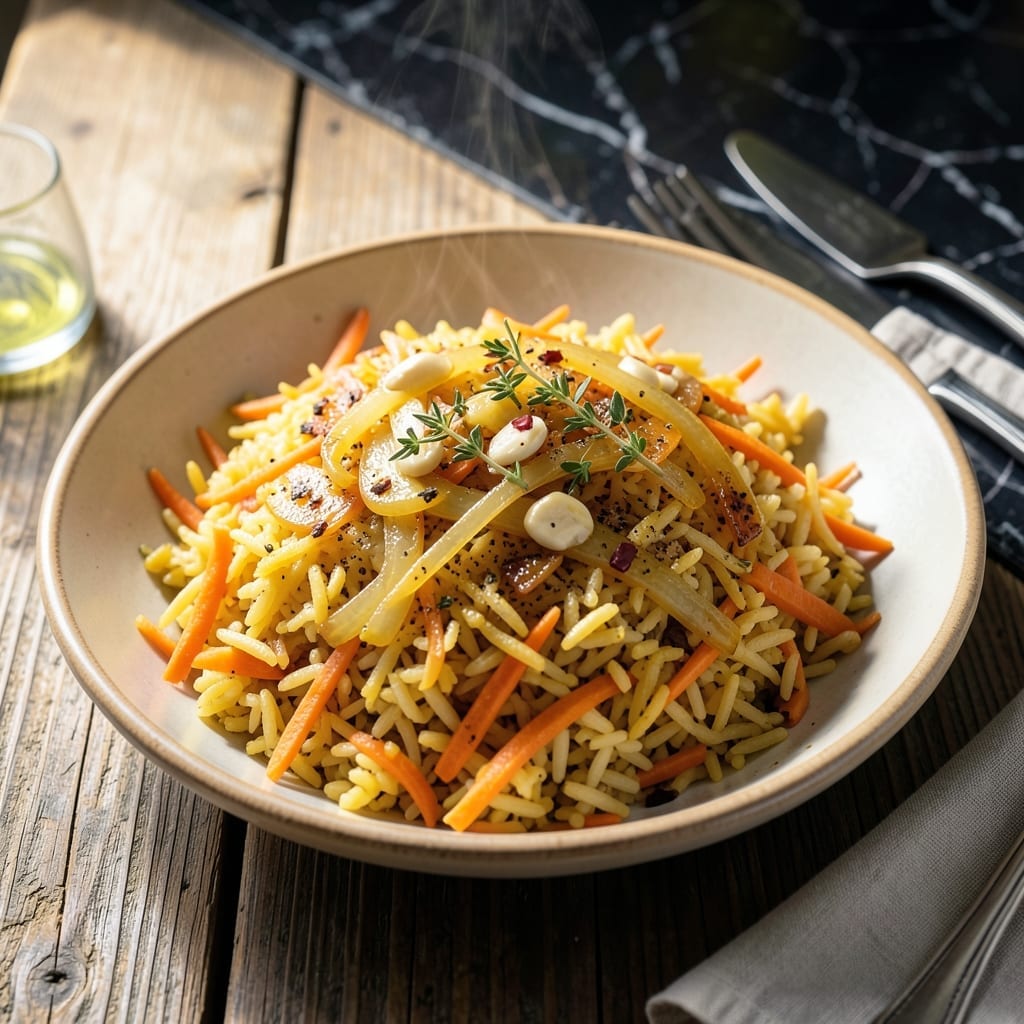 Guyanese Carrot Rice Recipe: Turmeric-Kissed Caribbean Comfort