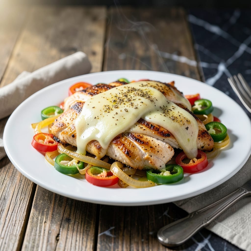 Chicken Philly Recipe: Melted Provolone and Peppers in Every Bite