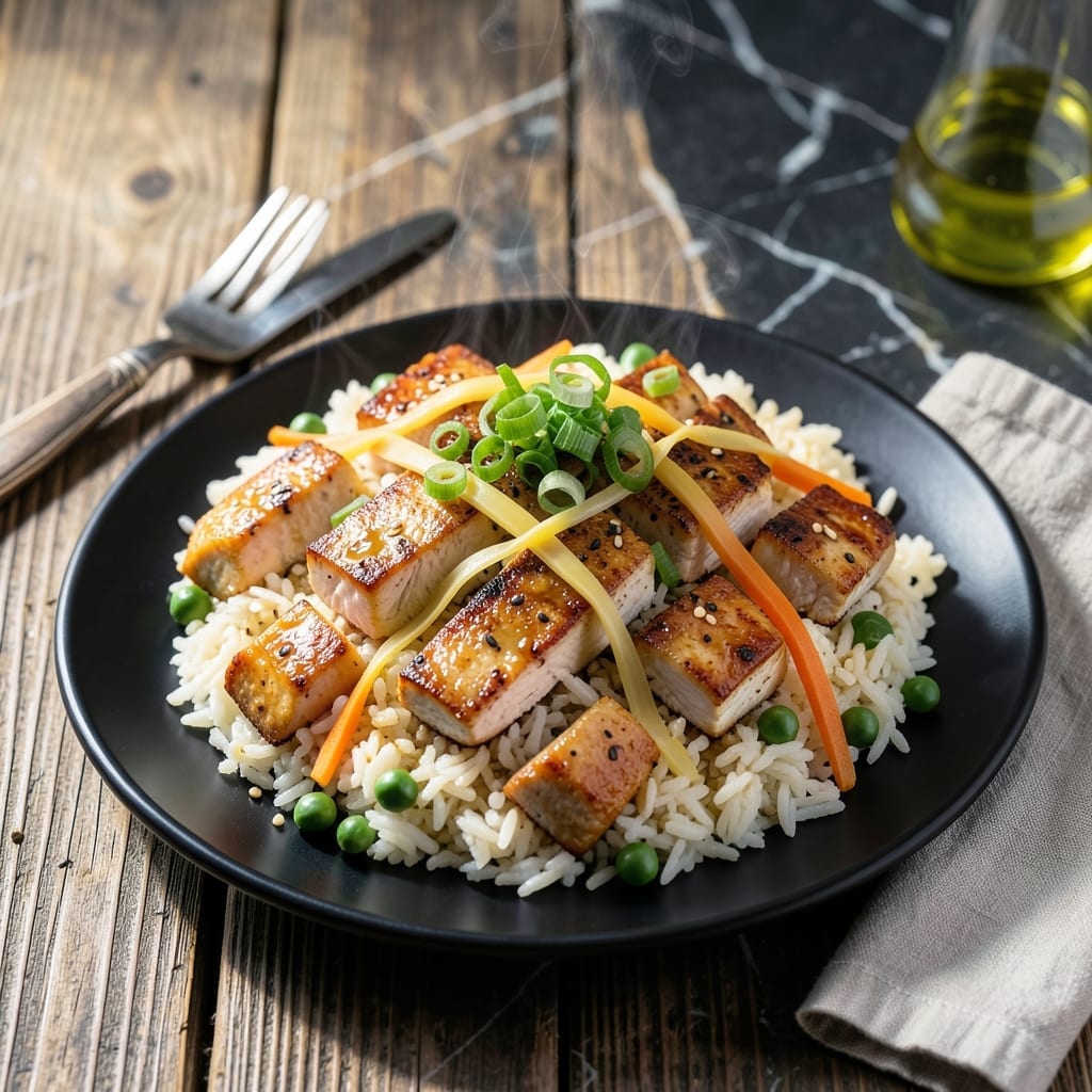 Gluten Free Chicken Fried Rice Recipe: Wok-Tossed Savory Rice with Fresh Veggies