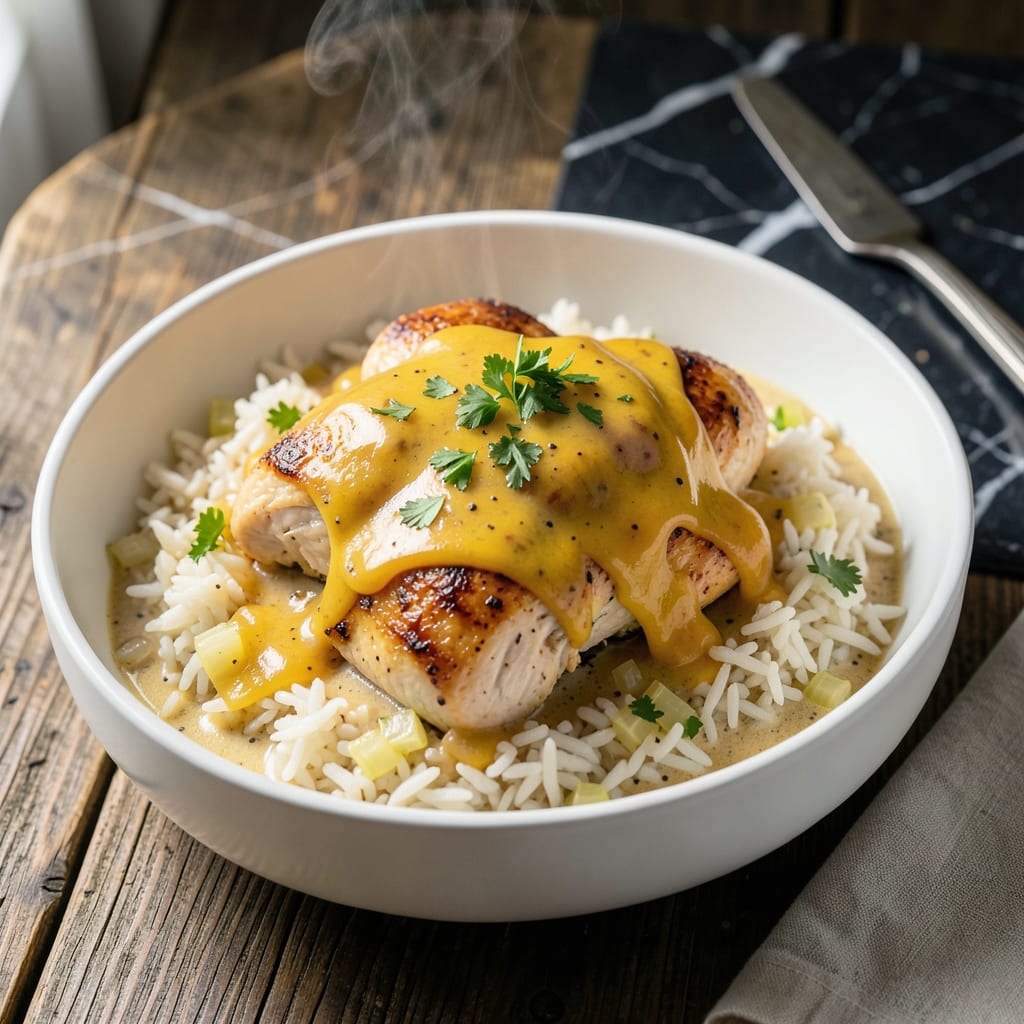 Chicken Cheese and Rice Crockpot Recipe: Cheesy One-Pot Comfort