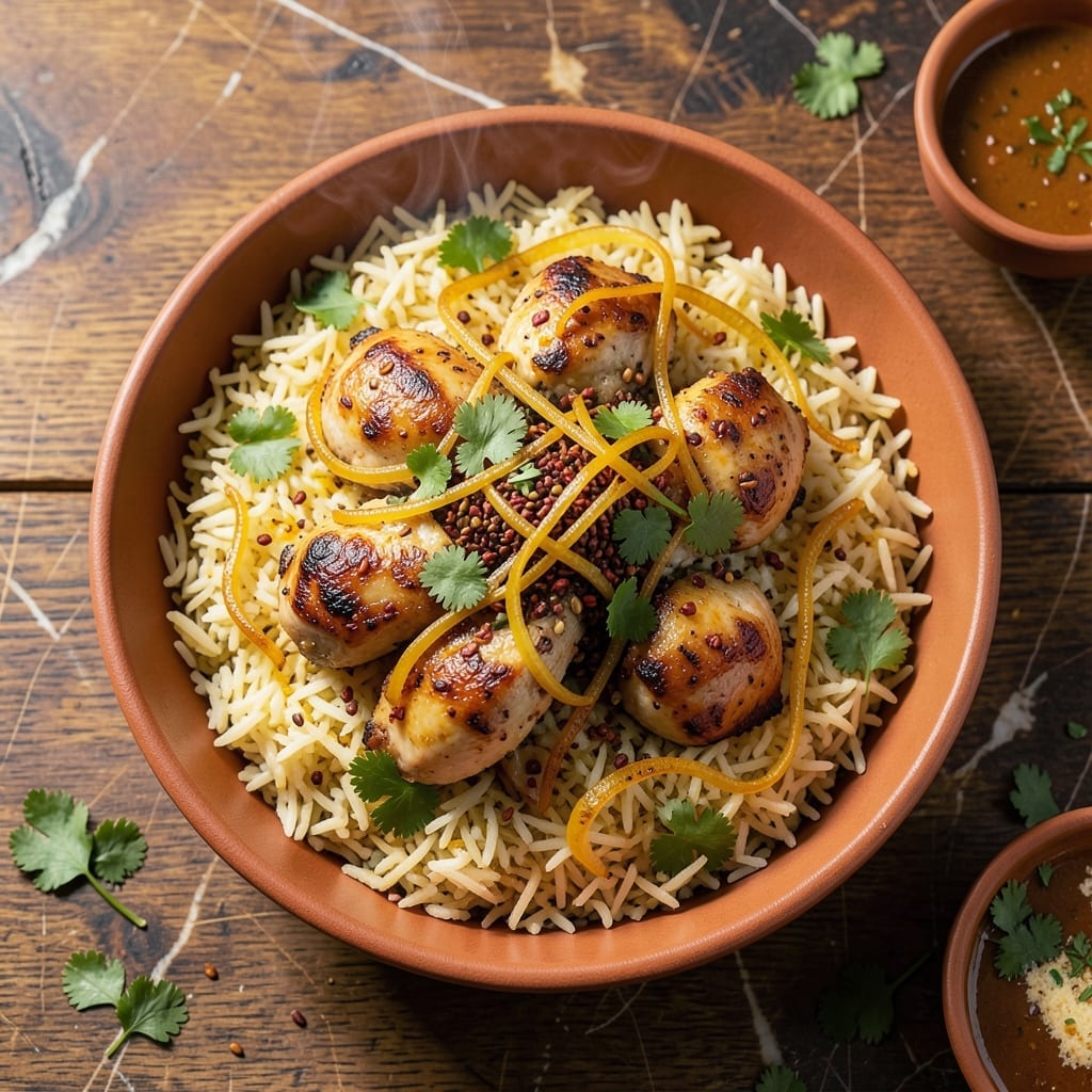 Chicken Biryani Recipe: Fragrant Basmati and Spiced Chicken Layers