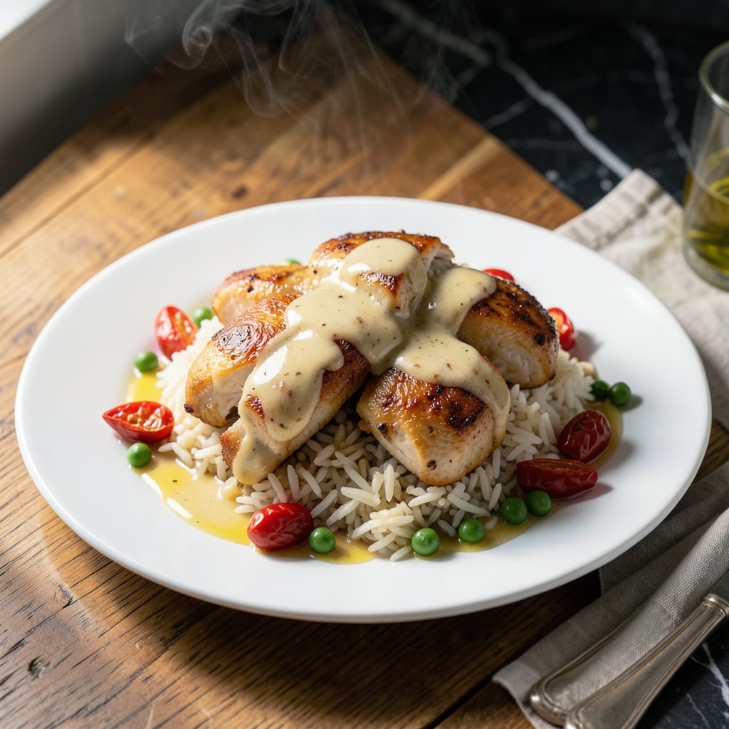 Chicken A La King Over Rice Recipe: Classic Creamy Comfort With Sherry Depth
