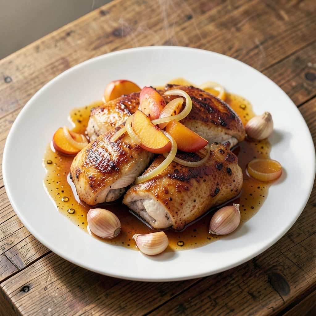 Peach Chicken Recipe: Sweet and Savory Skillet Dinner