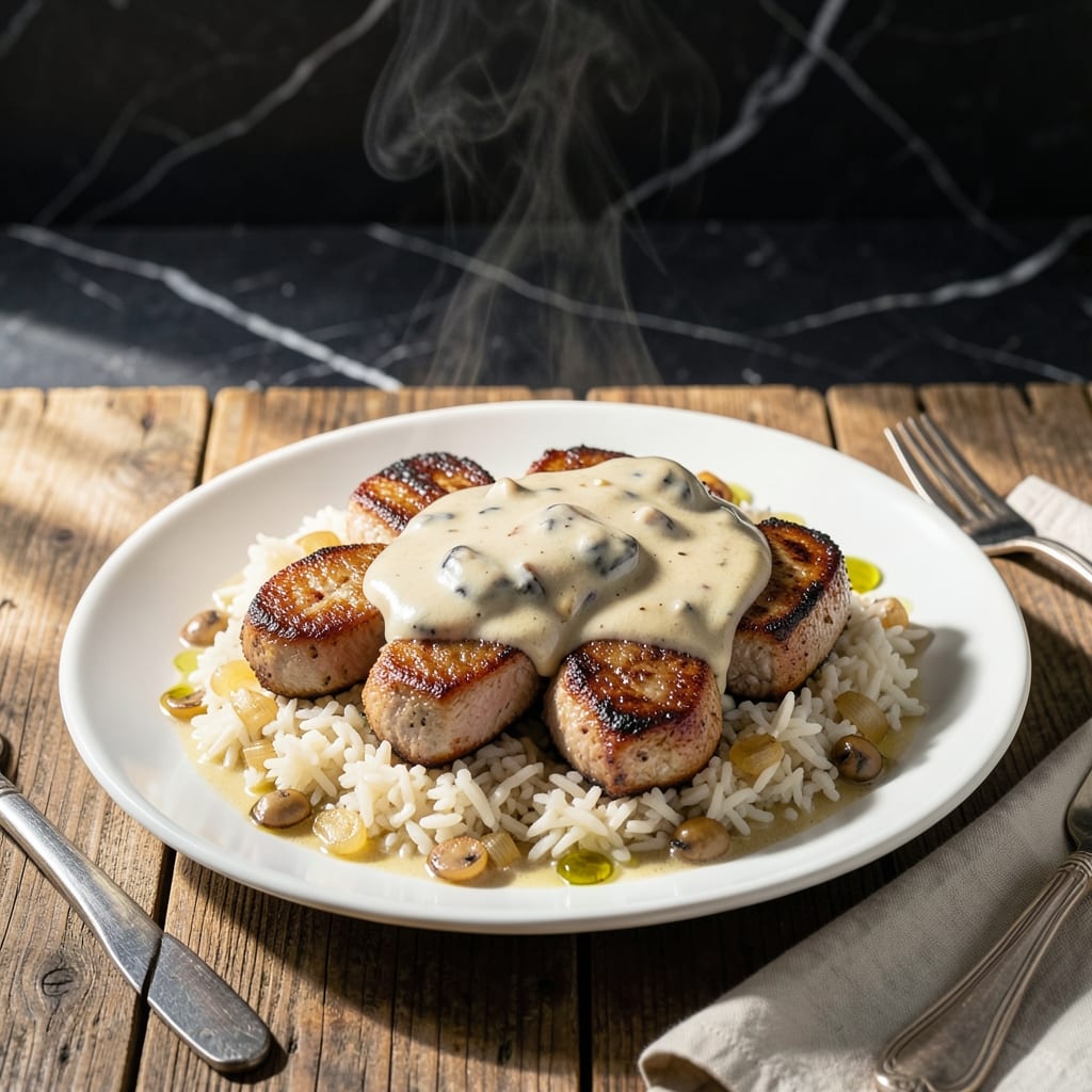 Pork Chops & Rice in Crock Pot Recipe: Hands-Off Savory Supper