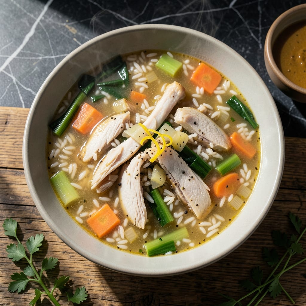 Rice Turkey Soup Recipe: Light Broth with Fluffy Grains Rice Turkey Soup Recipe: Light Broth with Fluffy Grains