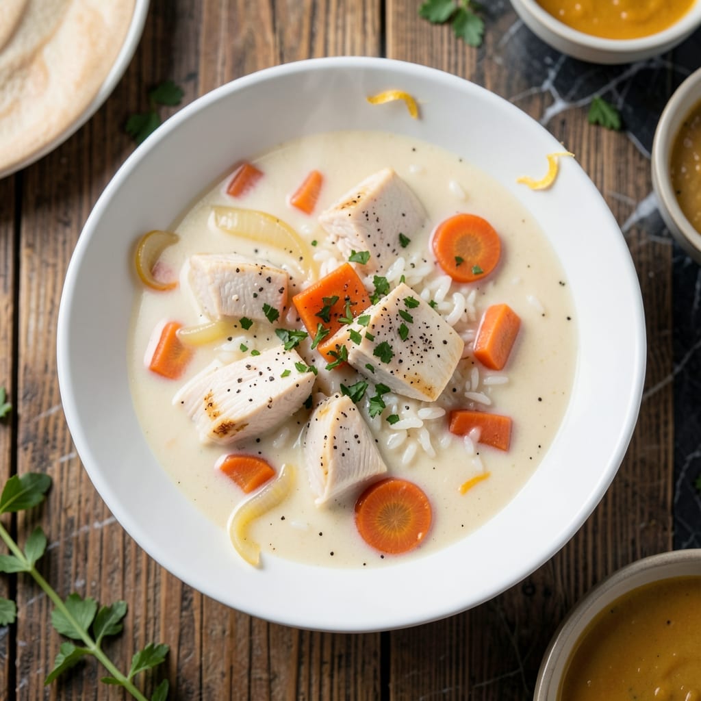 Creamy Chicken and Rice Soup Crockpot Recipe: Slow-Cooked Velvety Comfort