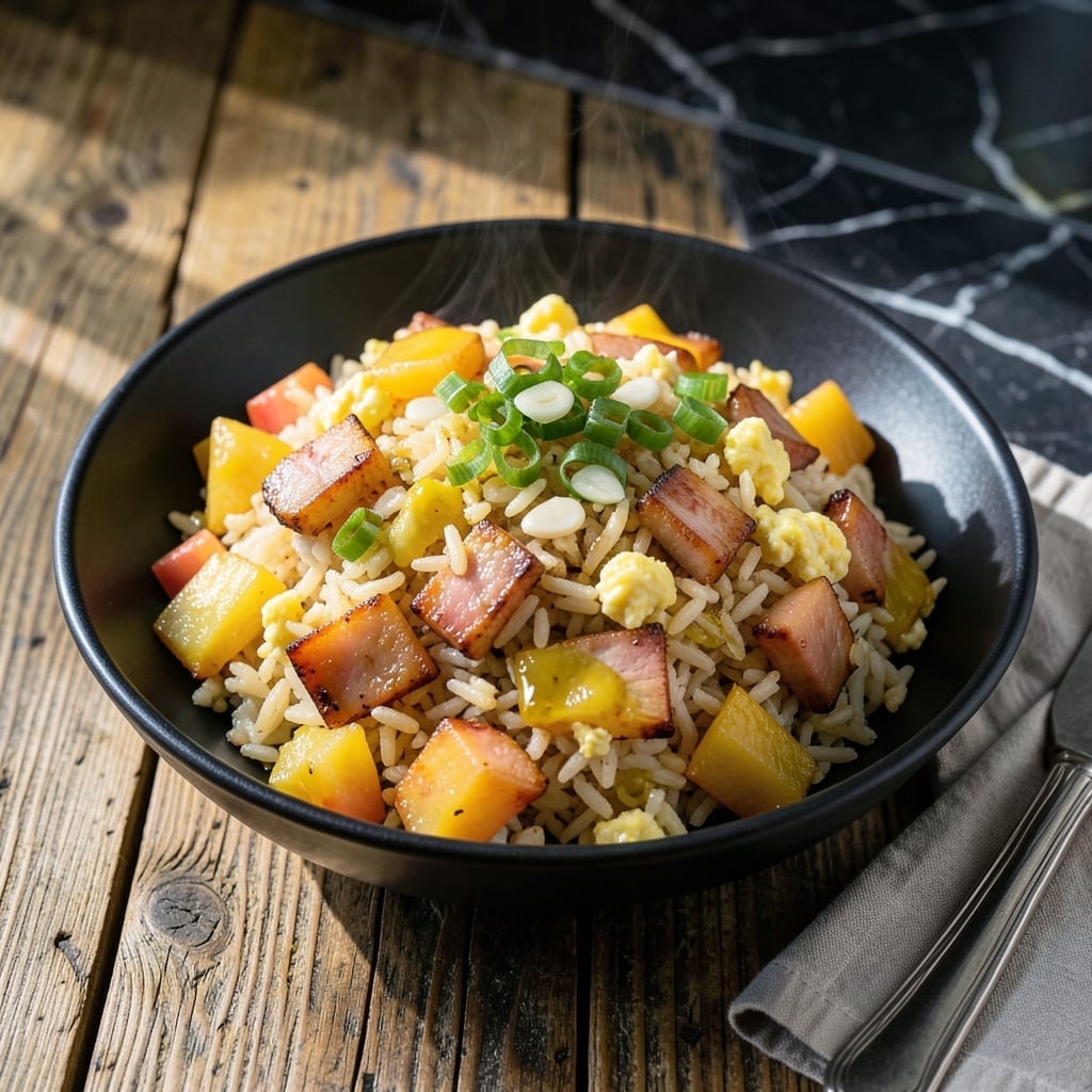 Ham And Pineapple Fried Rice Recipe: Tropical Sweetness Meets Wok-Seared Savory