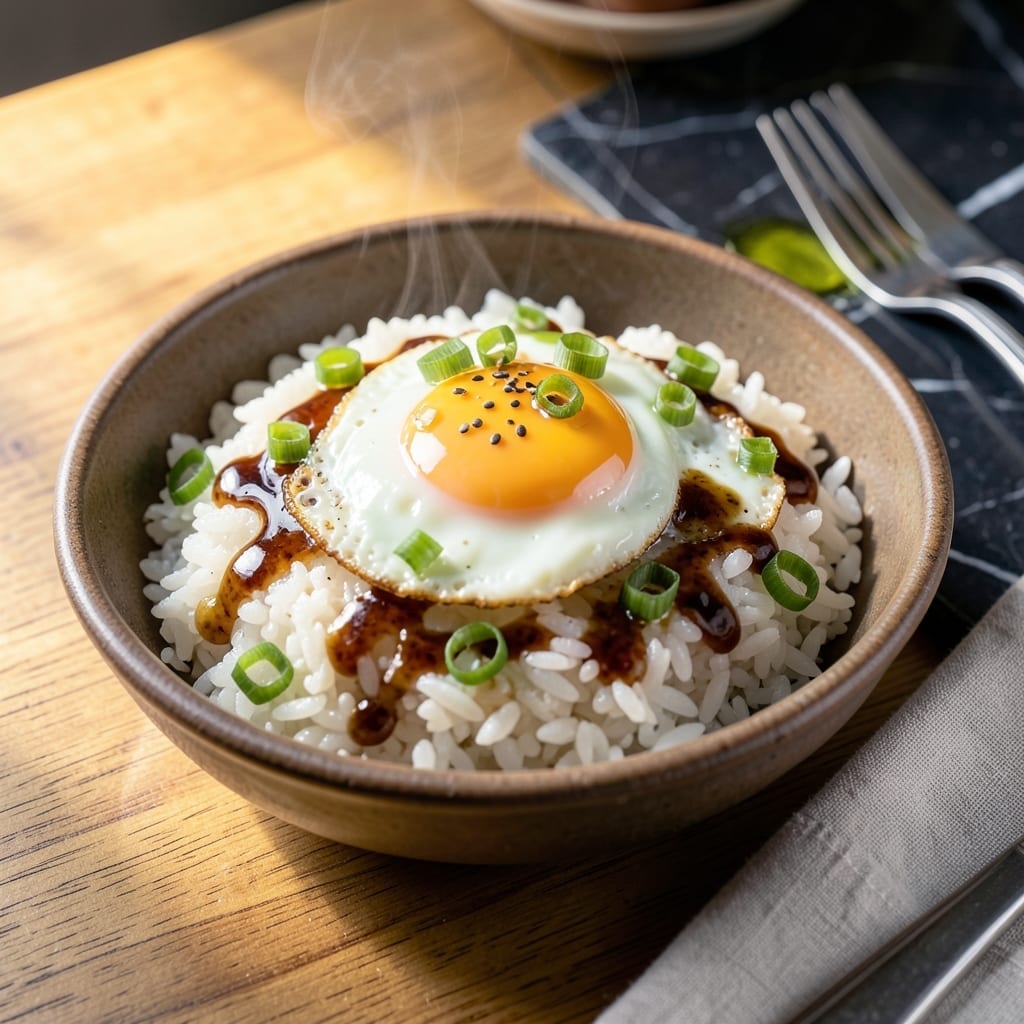 Gyeran Bap Egg Rice Recipe: Korean-Style Runny Yolk Comfort
