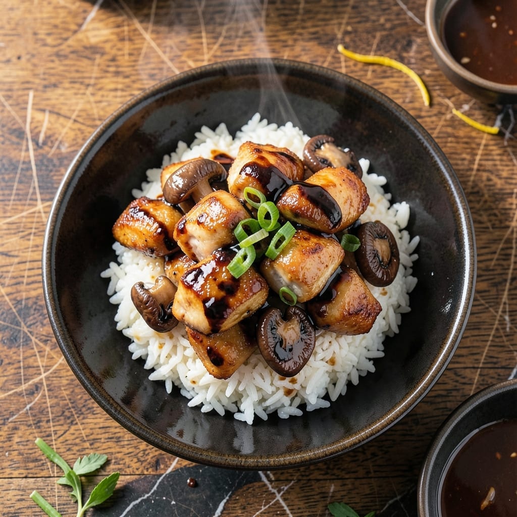 Chinese Chicken Mushroom Rice Recipe: Wok-Seared Umami in a Bowl