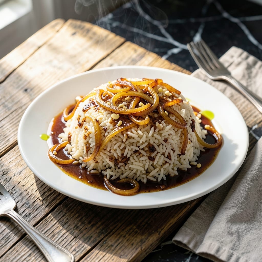 Fried Onion Rice Recipe: Wok-Seared Umami With Golden Crispiness