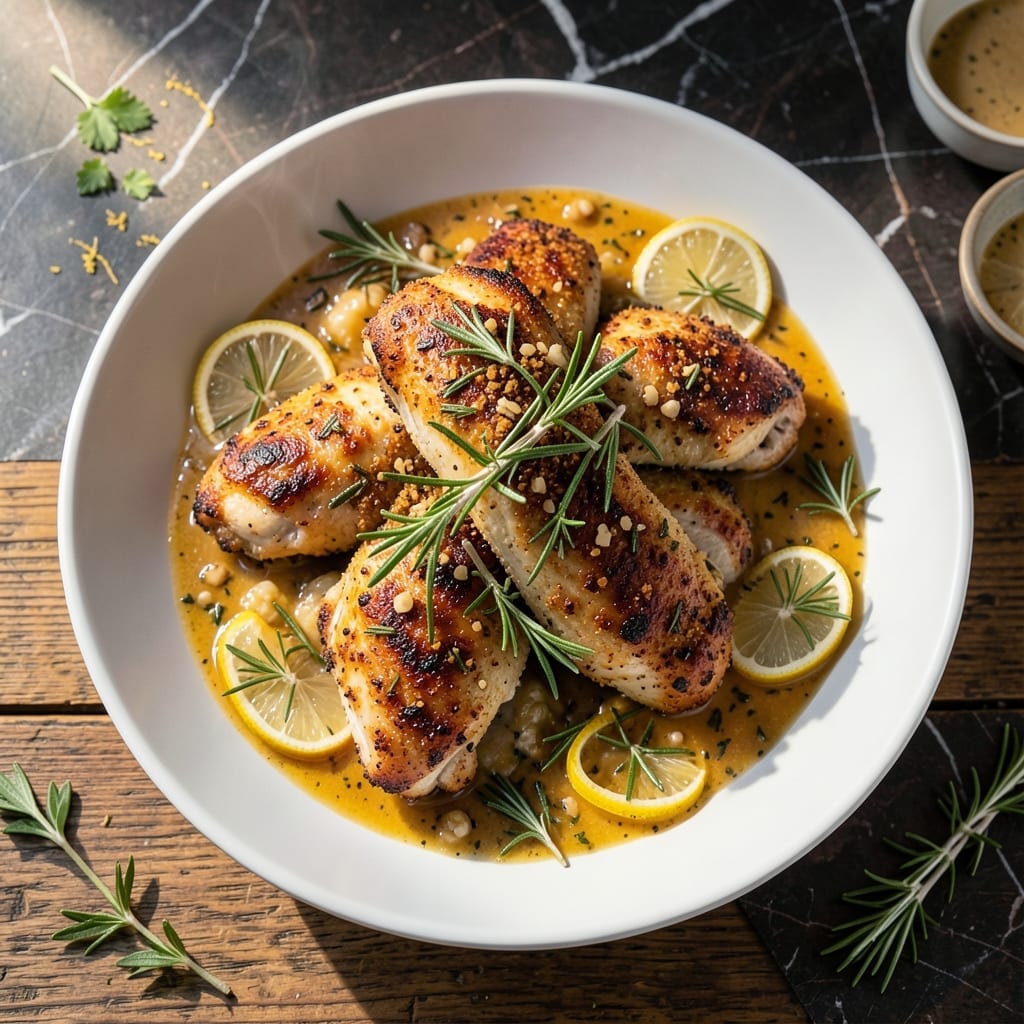 Rosemary Chicken Recipe: Herb-Crusted Tender Bites