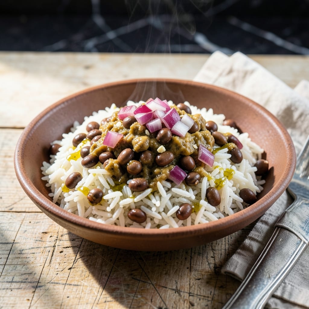 Ghanaian Rice and Beans Recipe: Bold Palm Nut and Spice Fusion Ghanaian Rice and Beans Recipe: Bold Palm Nut and Spice Fusion