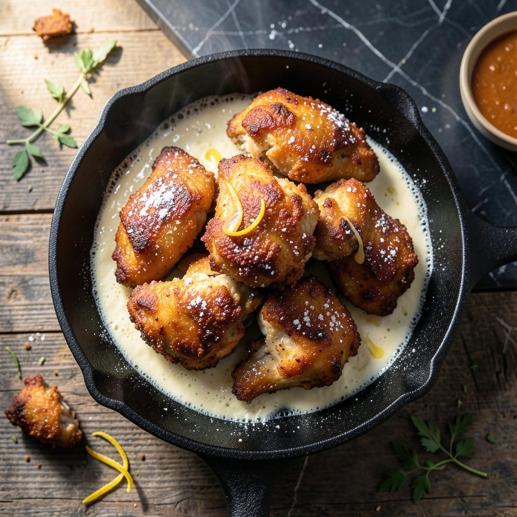 Fried Chicken in Butter Recipe: Golden Crust with Rich Flavor