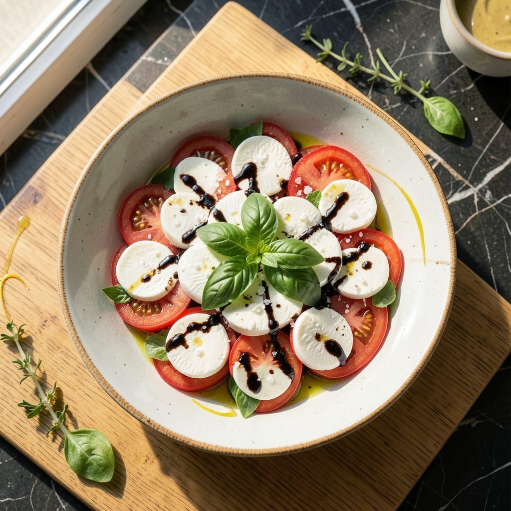 Recipe for Caprese Salad: Fresh Mozzarella and Tomato Elegance Recipe for Caprese Salad: Fresh Mozzarella and Tomato Elegance